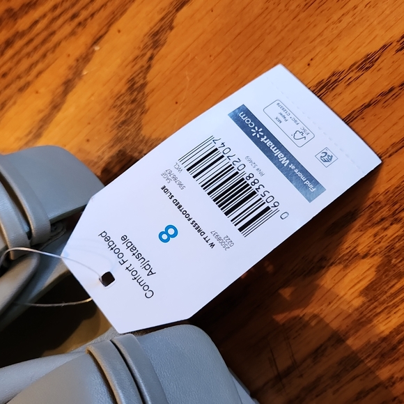 Time & Tru Comfort Footbed Adjustable Slide - Picture 4 of 6